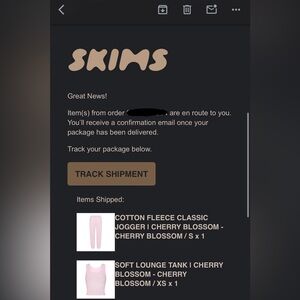 Skims Sweatpants and Tank Set